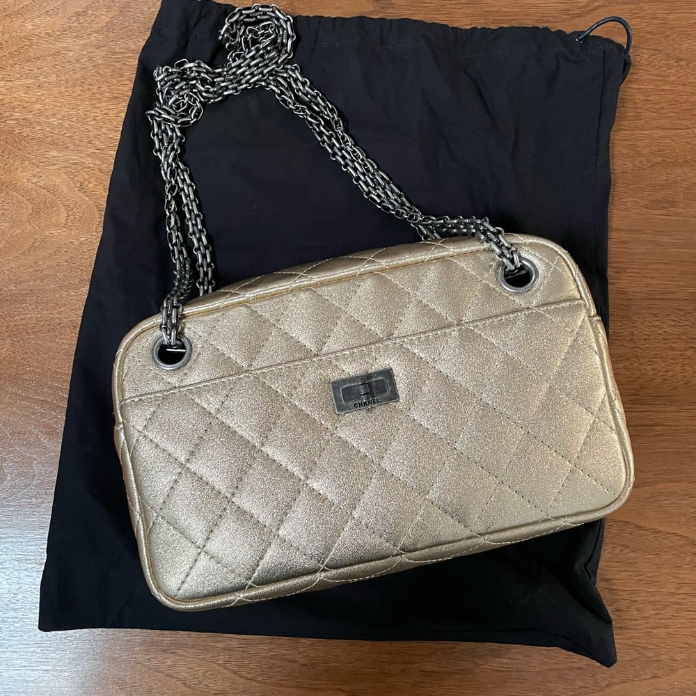 Authentic Chanel Reissue 2.55 Camera Bag